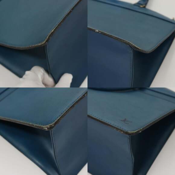LOUIS VUITTON Epi Riviera Hand Bag Blue M48185 - Picture 10 of 12